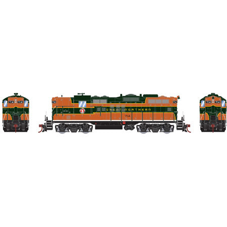 Athearn G64074 HO Great Northern GP9 Diesel Locomotive #714