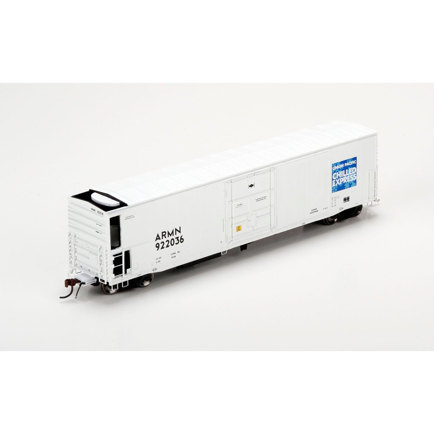 Athearn G63369 HO Union Pacific/ARMIN 57' Mechanical Reefer with Sound #922036