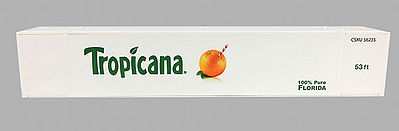 Con-Cor 488169 HO Tropicana 53' Reefer Container #1 (2)