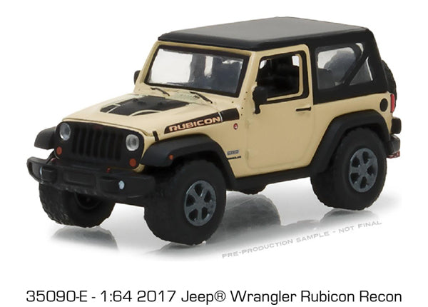 Greenlight Collectibles 35090-E 2017 Jeep Wrangler Rubicon Recon