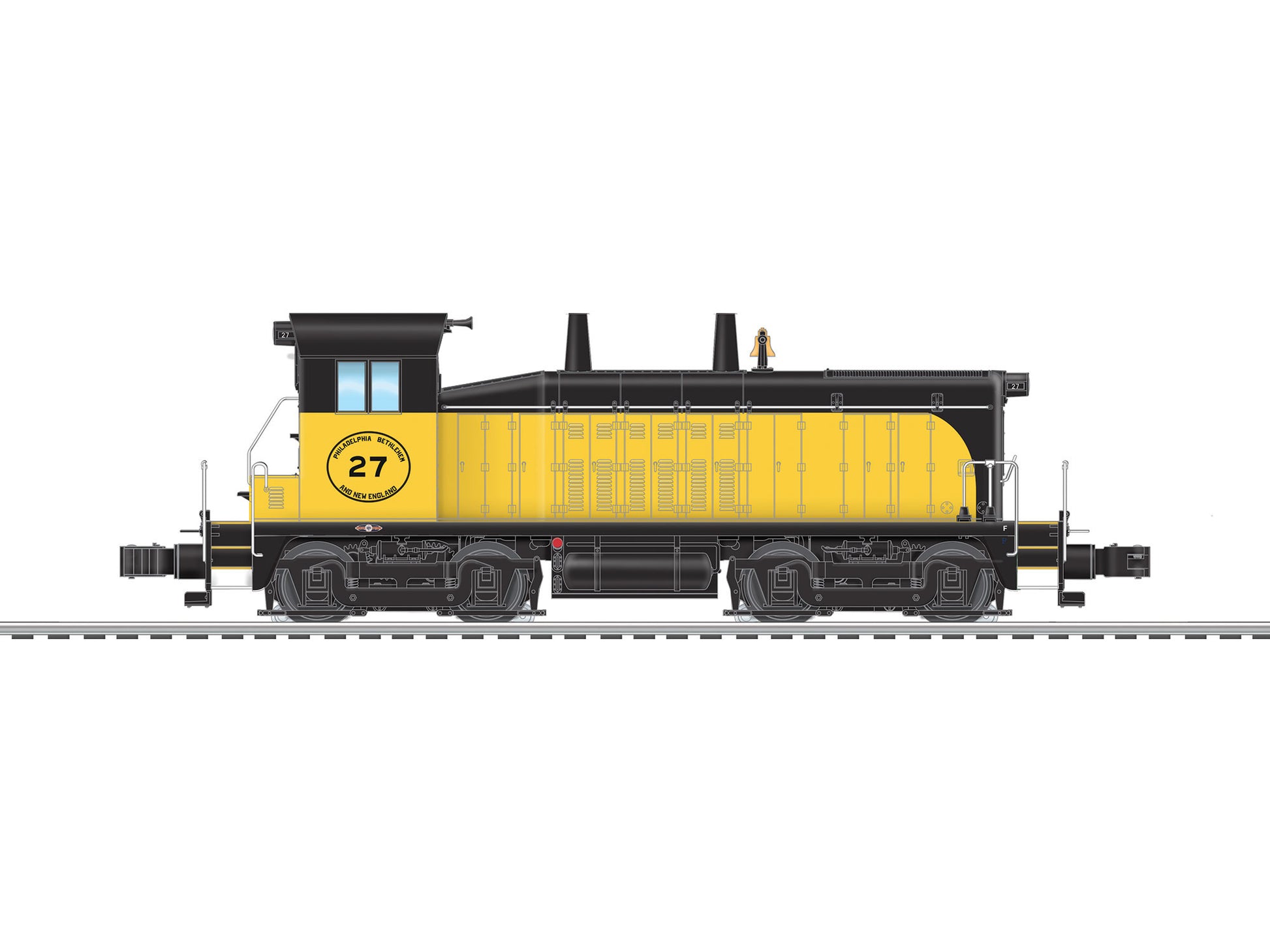 Lionel 6-83389 Philadelphia Bethlehem & New England Legacy NW2 Diesel Loco #27