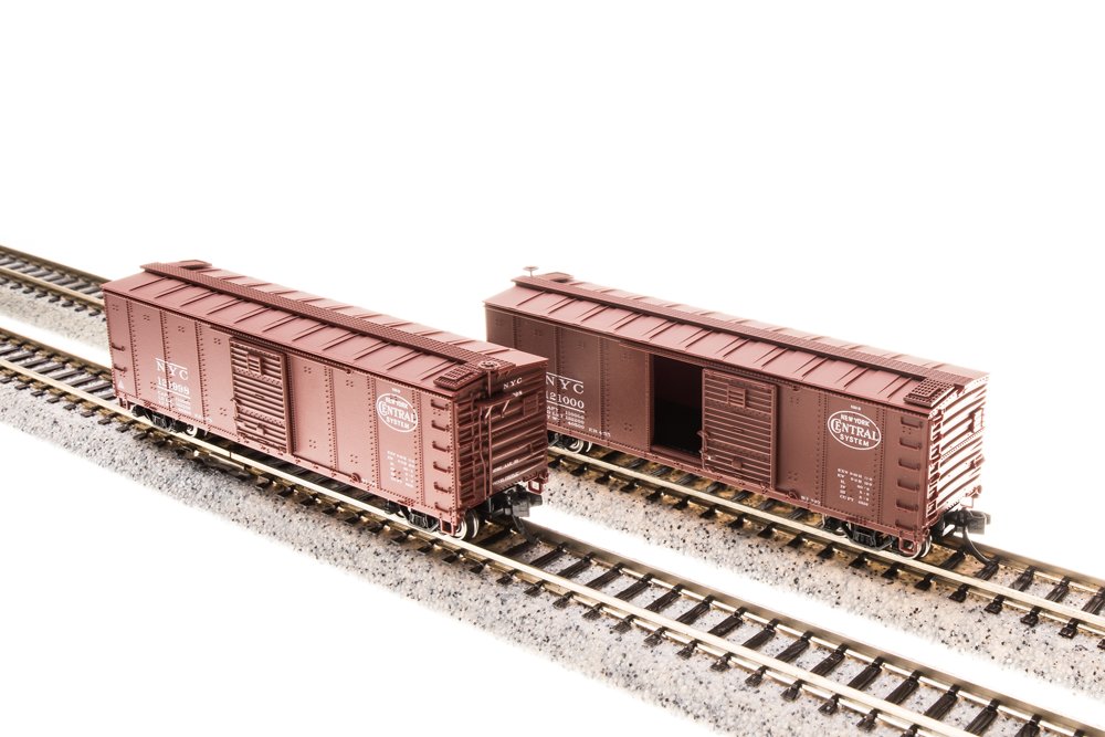 Broadway Limited 3660 N NYC Steel Box Car with Dreadnaught End (Set of 4)
