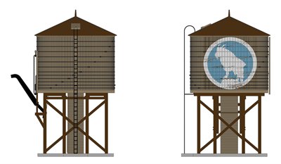 Broadway Limited 6143 O Great Northern Operating Water Tower with Sound