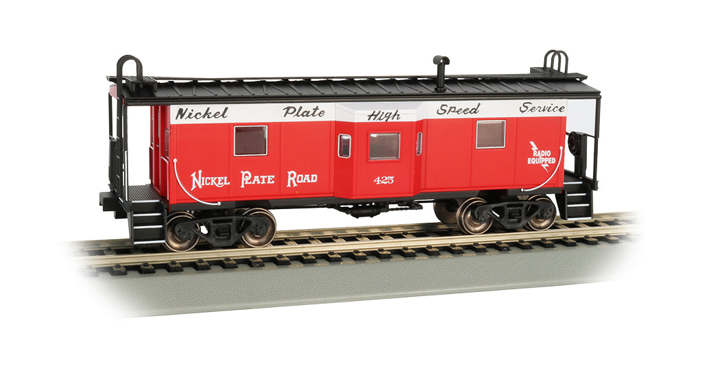 Bachmann 73202 HO Nickel Plate Road Bay Window with Roof Walk Caboose