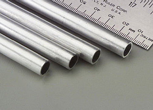 K&S 9315 3/8" x .035" x 36" Round Aluminum Tube (Pack of 4)
