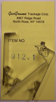 Gargraves 912-1B O Tinplated Connectors for Center Rail Bulk