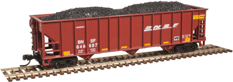 Atlas 50002861 N Burlington Northern Santa Fe Trainman® 90 Ton Hopper #646637