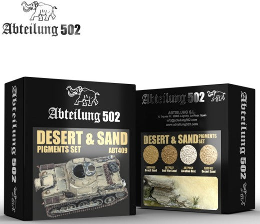 Abteilung 502 ABT409 Desert & Sand Pigments - 20 ml. Bottles (Set of 4)