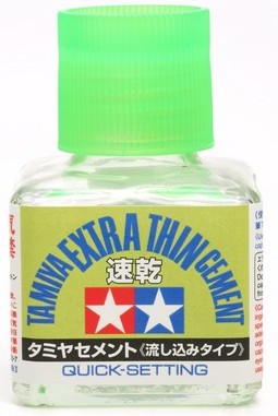 Tamiya 87182 Extra-Thin Quick Setting Cement - 40 ml Bottle