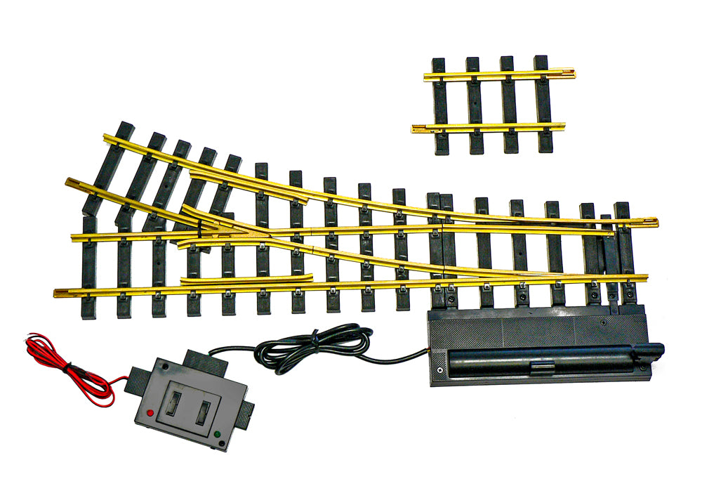 USA Trains R81620 G 8´ Brass Right Hand Remote Switch Turnout