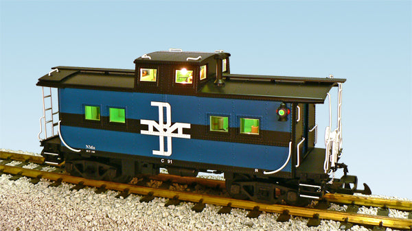 USA Trains R12153 G Boston & Maine Center Cupola Caboose (Blue)