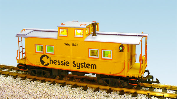 USA Trains R12157 G Chessie System Center Cupola Caboose (Yellow/Orange)