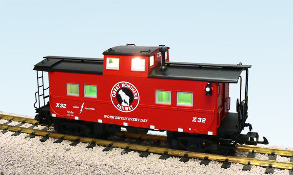 USA Trains R12175 G Great Northern Center Cupola Caboose (Red)