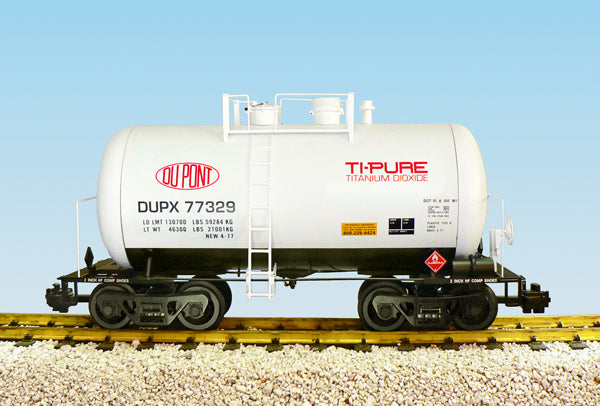 USA Trains R15209 G Dupont Beer Can Tank Car (White)