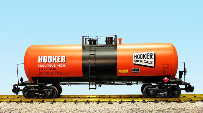 USA Trains R15256 G Hooker Chemicals 42' Modern Tank Car (Orange, Black)