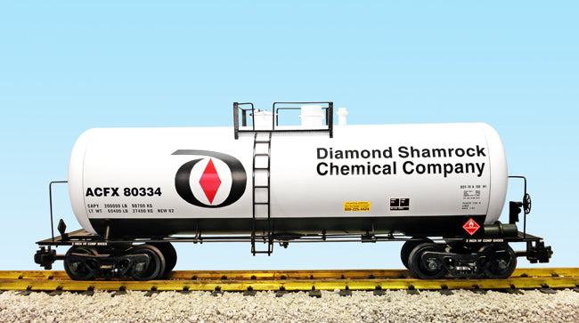 USA Trains R15258 G Diamond Shamrock 42' Modern Tank Car (White, Black)