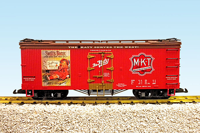 USA Trains R16019 G The Katy U.S. Refrigerator Car (Red/Dark Red)