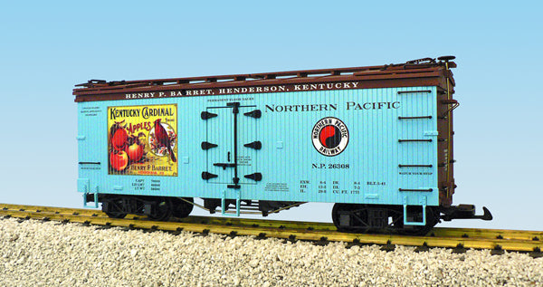 USA Trains R16460 G Tipsy Bee/SP U.S. Refrigerator Cars (White/Red)