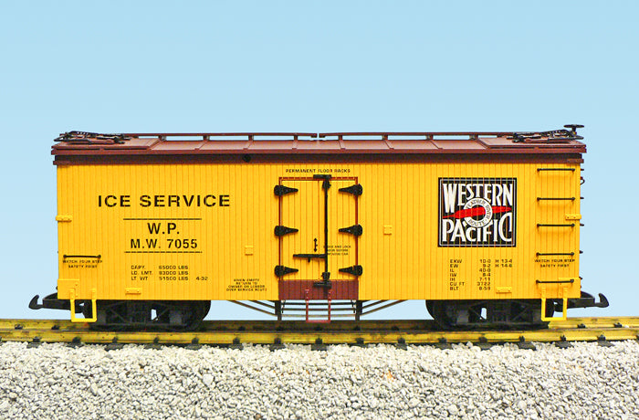 USA Trains R16488C G Western Pacific Ice Service U.S. Refrigerator Cars #7057