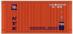 USA Trains R1711M G NYK 20 Foot Multi Length Container