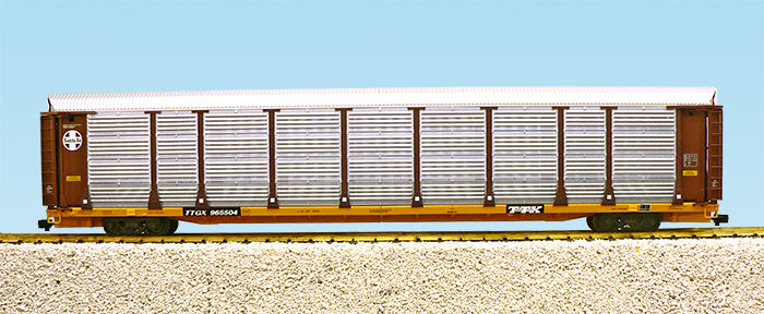USA Trains R17171 G Atchison Topeka Santa Fe Bi Level Auto Carriers