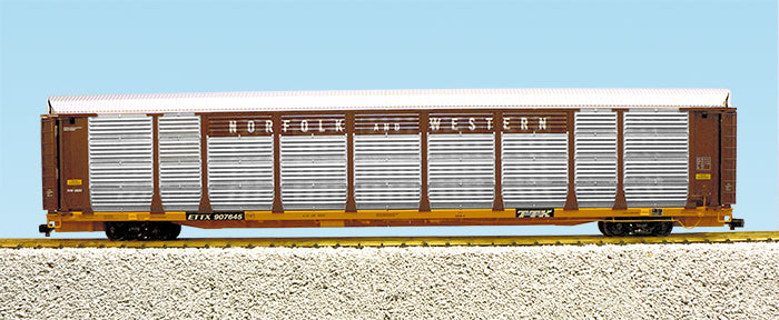USA Trains R17194 G Norfolk & Western Bi Level Auto Carriers