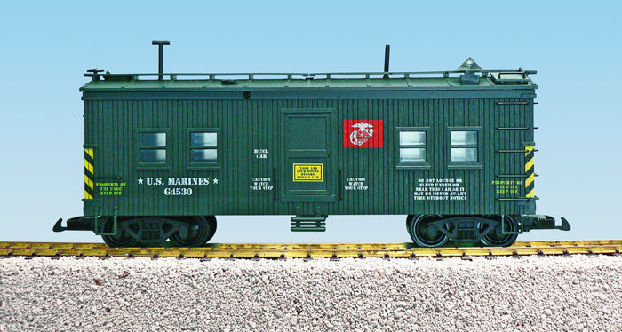 USA Trains R1833 G USMC Bunk Car U.S. Army Series (Green)
