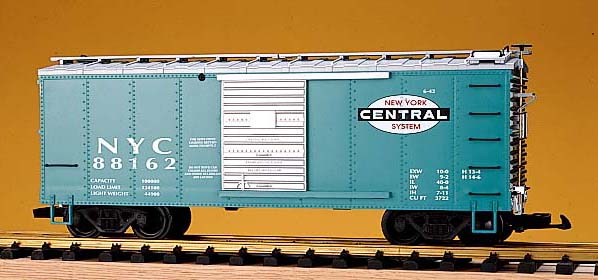 USA Trains R19054C G New York Central Simulated Steel Box Car #88162