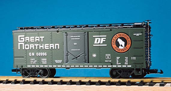 USA Trains R19056B G Great Northern Simulated Steel Box Car #08996