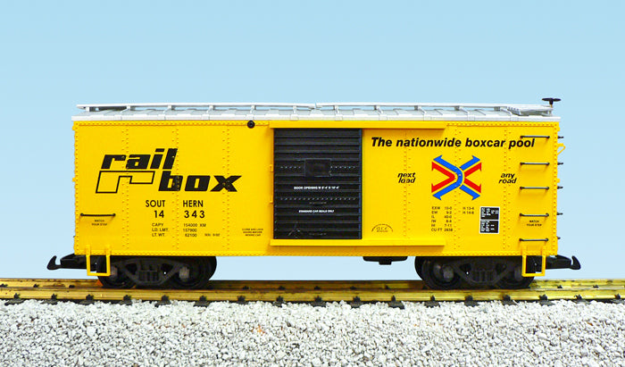 USA Trains R19099A G Rail Box/Southern Simulated Wood Box Car #14341