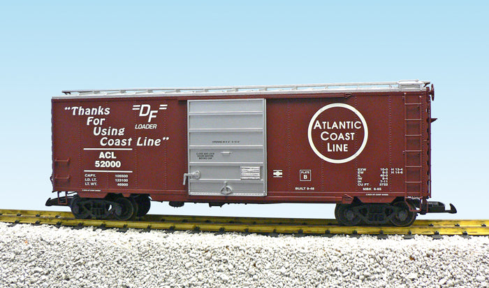 USA Trains R19211B G Atlantic Coast Line 40 Ft. PS-1 Simulated Steel Box Car