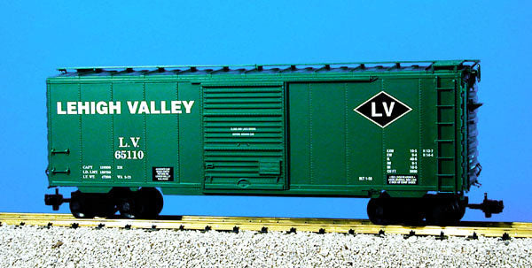 USA Trains R19215C G Lehigh Valley 40 Ft. PS-1 Simulated Steel Box Car