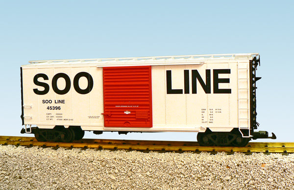 USA Trains R19234C G Soo Line 40 Ft. PS-1 Simulated Steel Box Car