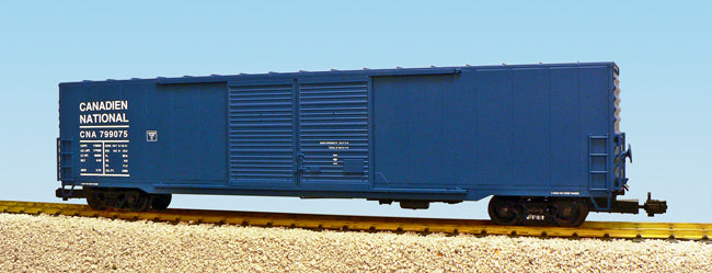 USA Trains R19416B G Blue Canadian National Double Door 60 Ft. Box Car