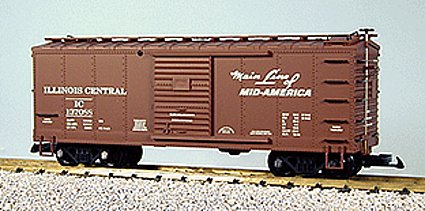 USA Trains R19087B G Illinois Central Simulated Wood Box Car #137088