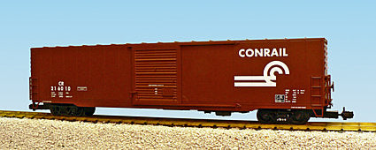 USA Trains R19403A G Red Conrail Single Door 60 Ft. Double Door Box Car