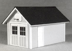 Depots By John 122 HO Garage Trackside Maintenance-of-Way Building Kit