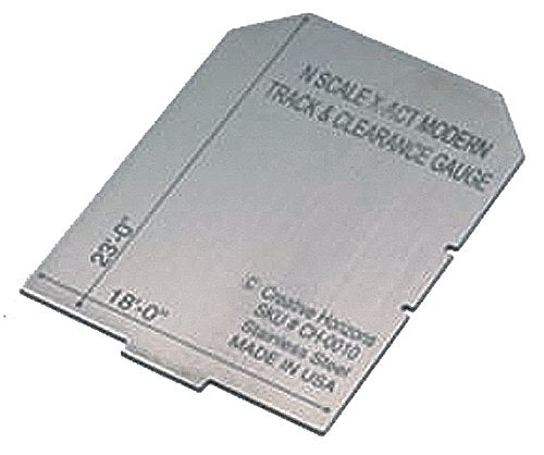 Creative Horizons CH-0010 N X-Act Modern Track & Clearance Gauge