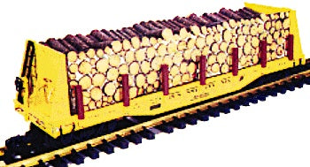 Aristo-Craft 60403 G Bulk Flat Car Pulp Wood Load