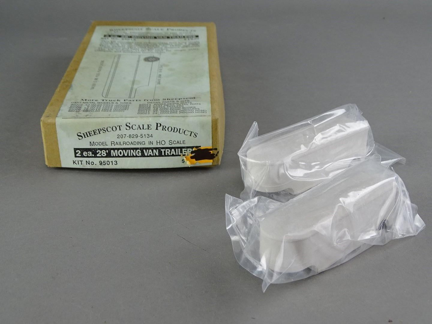 Sheepscot Scale Products 95013 HO 28’ Moving Van Trailers Kit