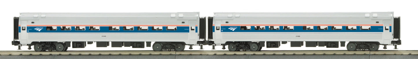 MTH 30-6527 O Amtrak O-31 Amfleet Phase 4/6 Coach Set (Set of 2)