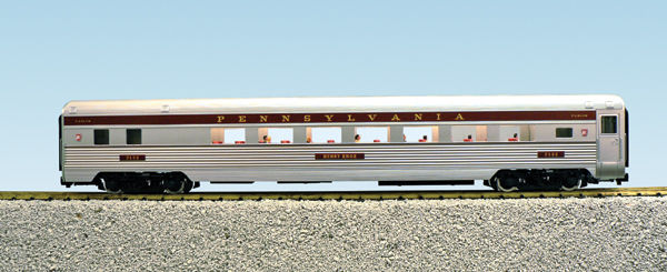 USA Trains R312204 G Pennsylvania "Congressional" Parlor Car Silver #4