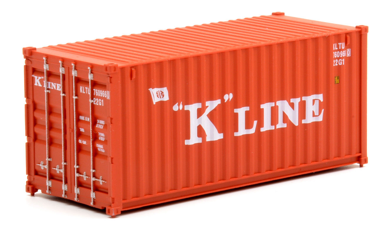 Walthers 949-8073 HO Assembled K-Line 20' Corrugated Container