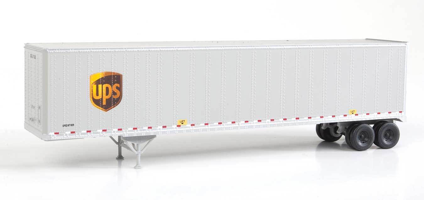 Walthers 949-2256 HO United Parcel Service 48' Stoughton Trailer (Pack of 2)