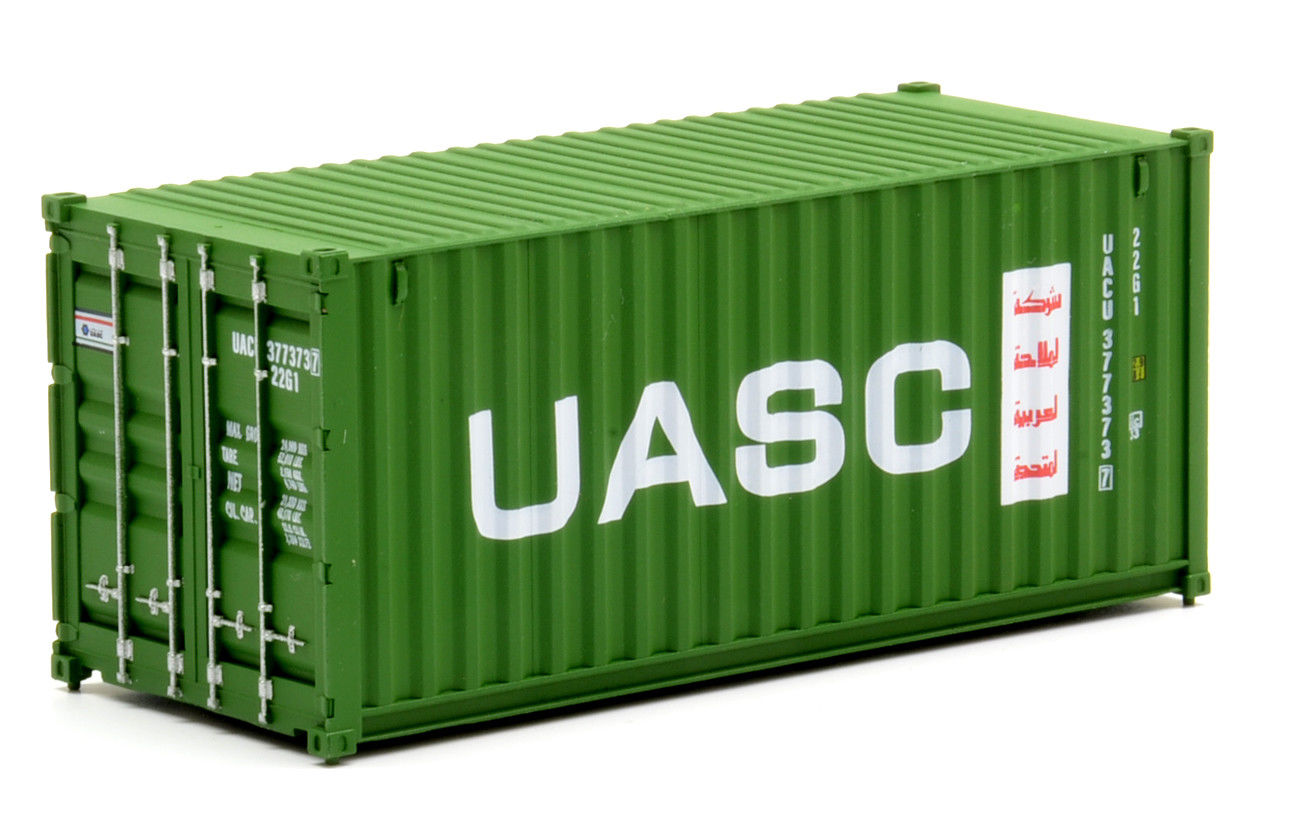 Walthers 949-8076 HO UASC 20' Corrugated Container