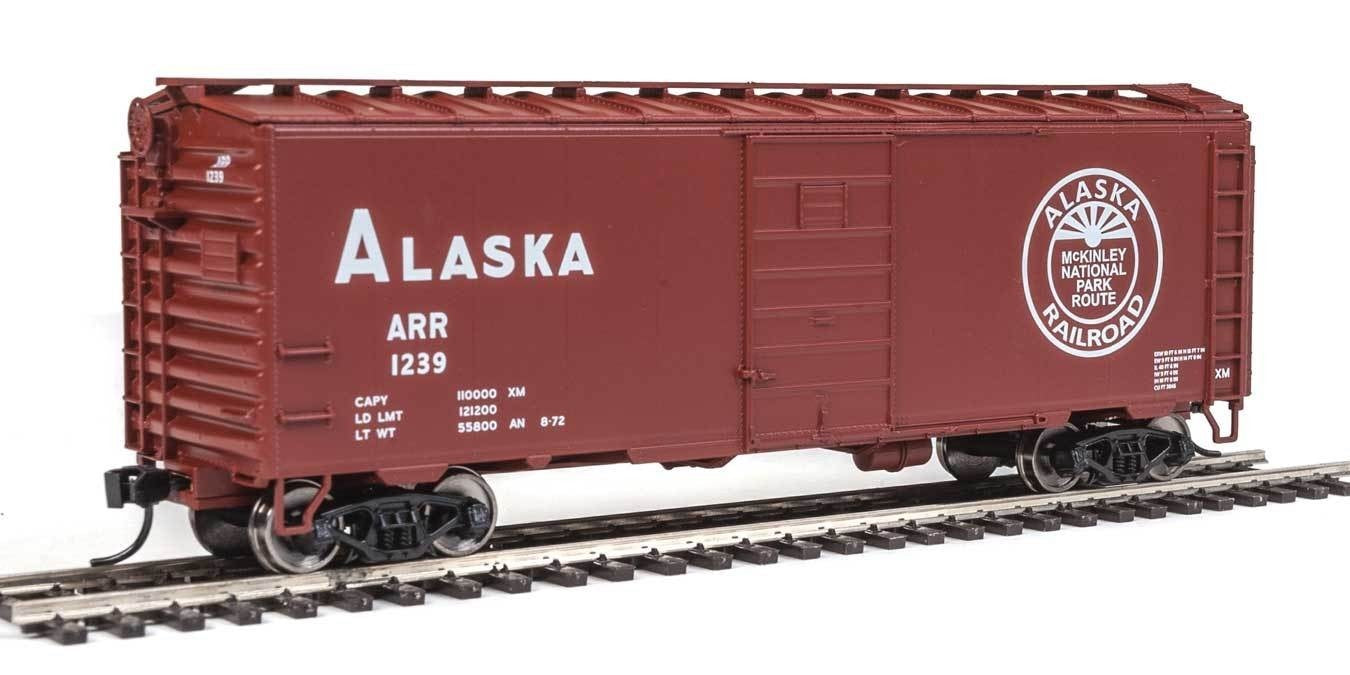 Walthers 910-2387 HO Alaska Railroad 40' PS-1 Boxcar RTR #1239