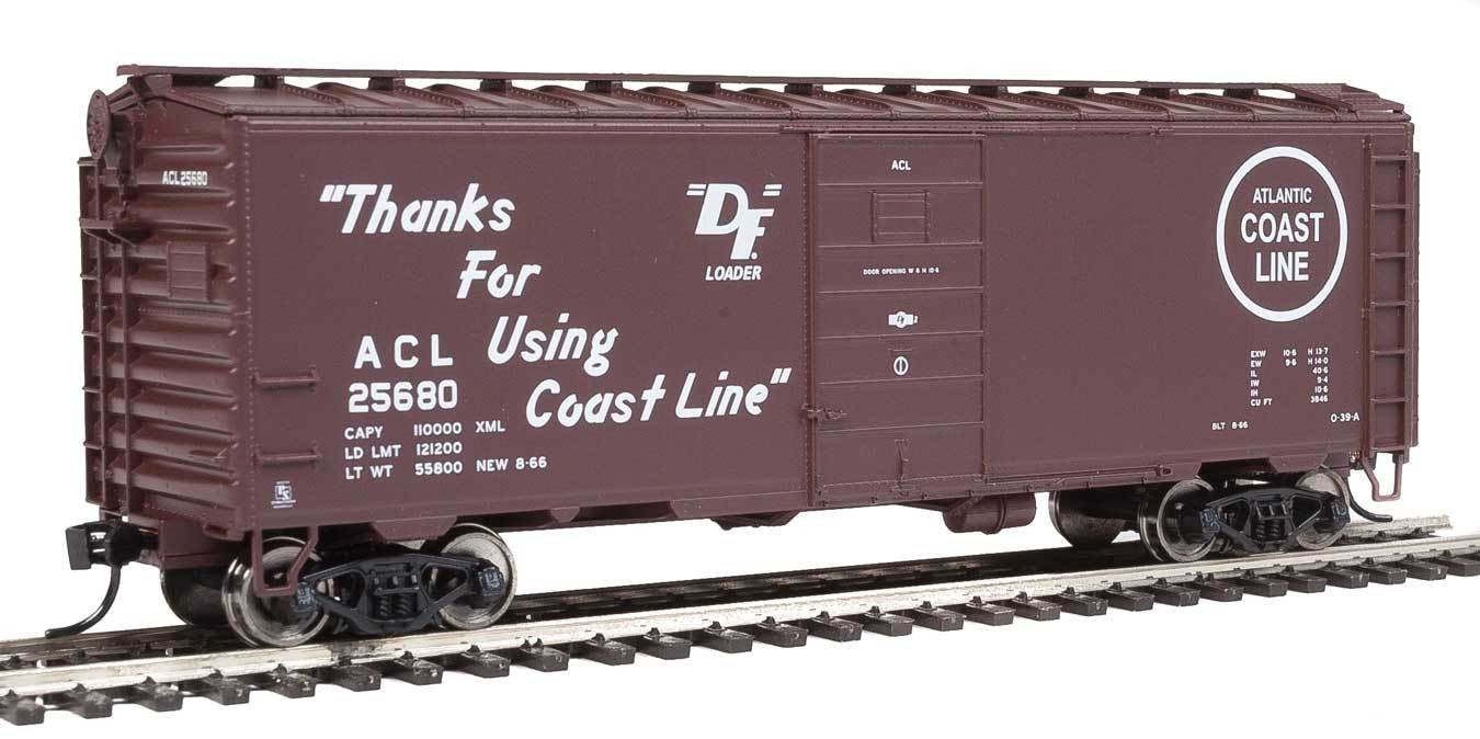 Walthers 910-2385 HO Atlantic Coast Line 40' PS-1 Boxcar RTR #25680