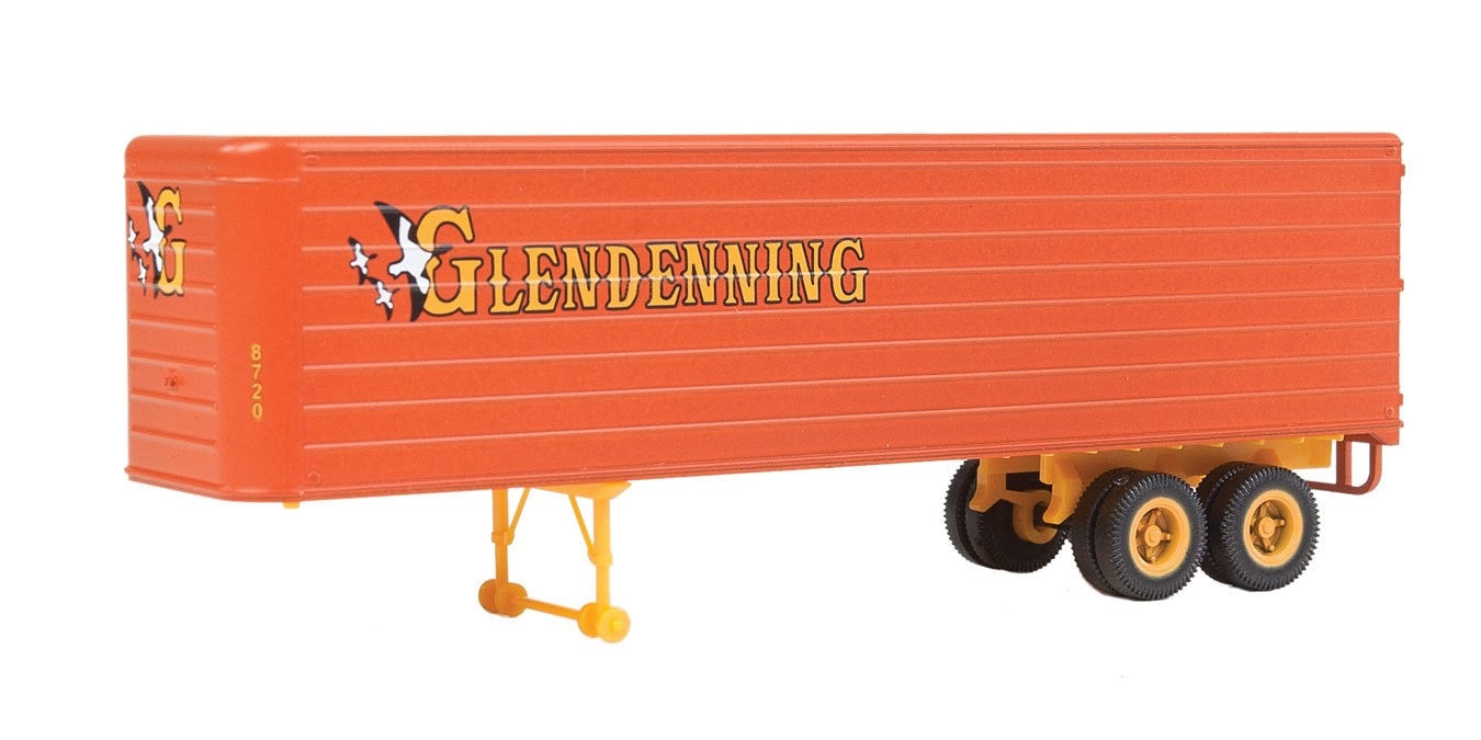 Walthers 949-2421 HO Glendenning 35' Fluted-Side Trailer (Pack of 2)