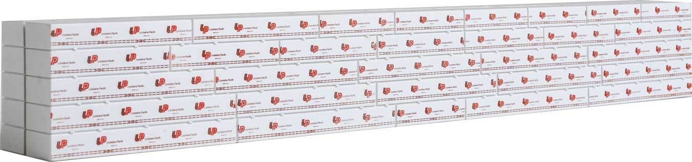 Walthers 949-3156 HO Louisana Pacific Wrapped Lumber Centerbeam Flatcar Load