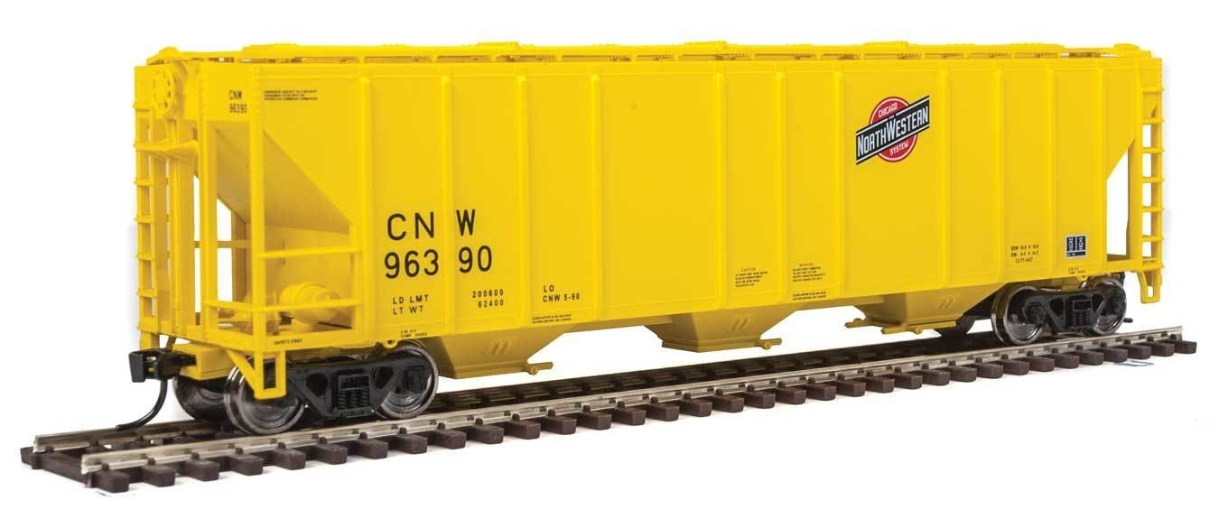 Walthers 910-7257 HO CNW 54' Pullman-Standard 4427 CD Covered Hopper #96390